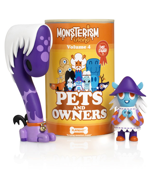 Monsterism Island Pets and Owners by Pete Fowler